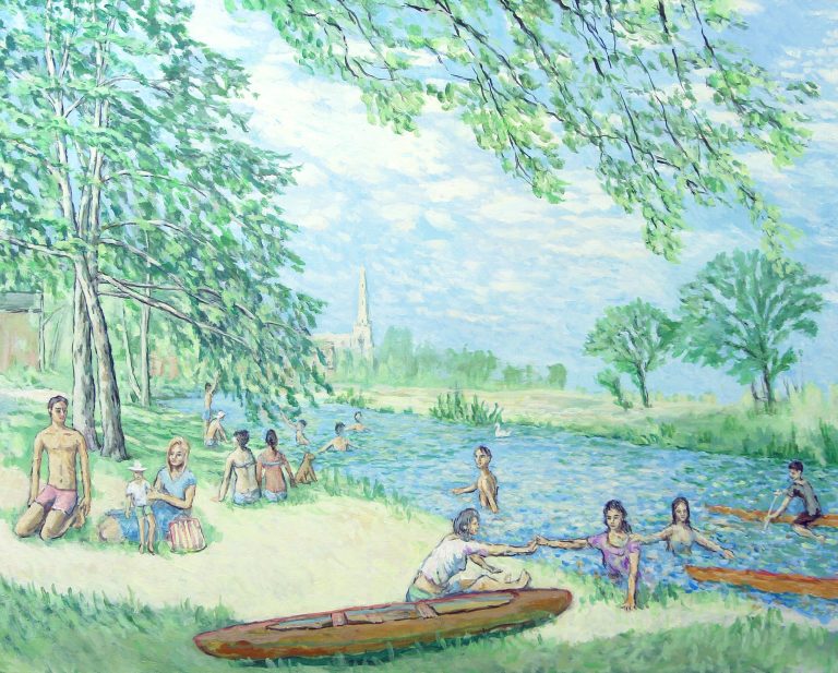 Denford, summer day at the River Nene 2022