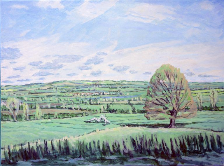 Welland Valley ftrom Rockingham, early spring