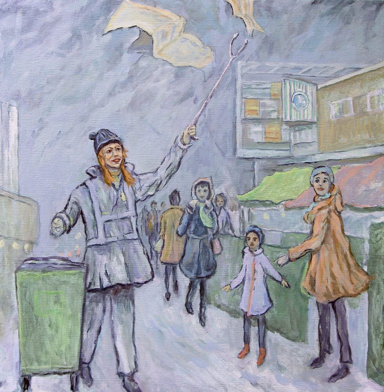 Windy December day in Corby