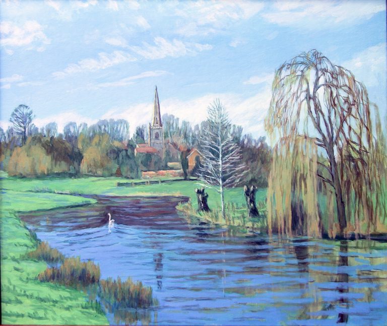 The River Nene at Woodford